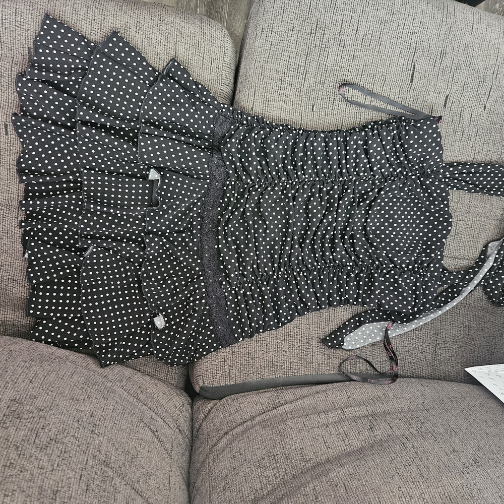 Candie's Black Polka Dot Mini Dress